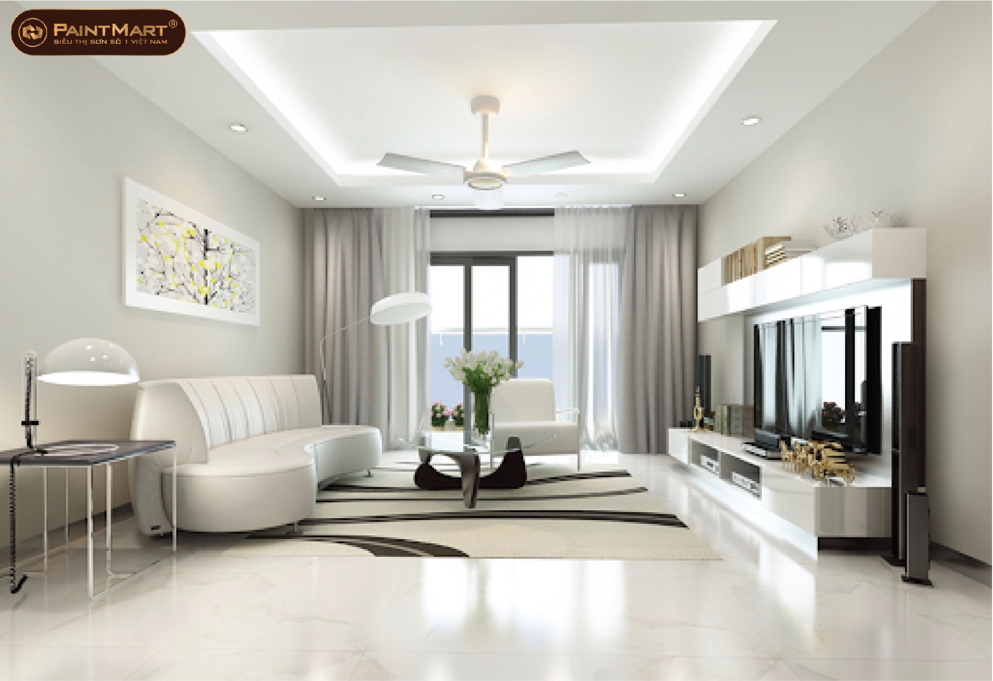  màu sơn dulux trong nhà 