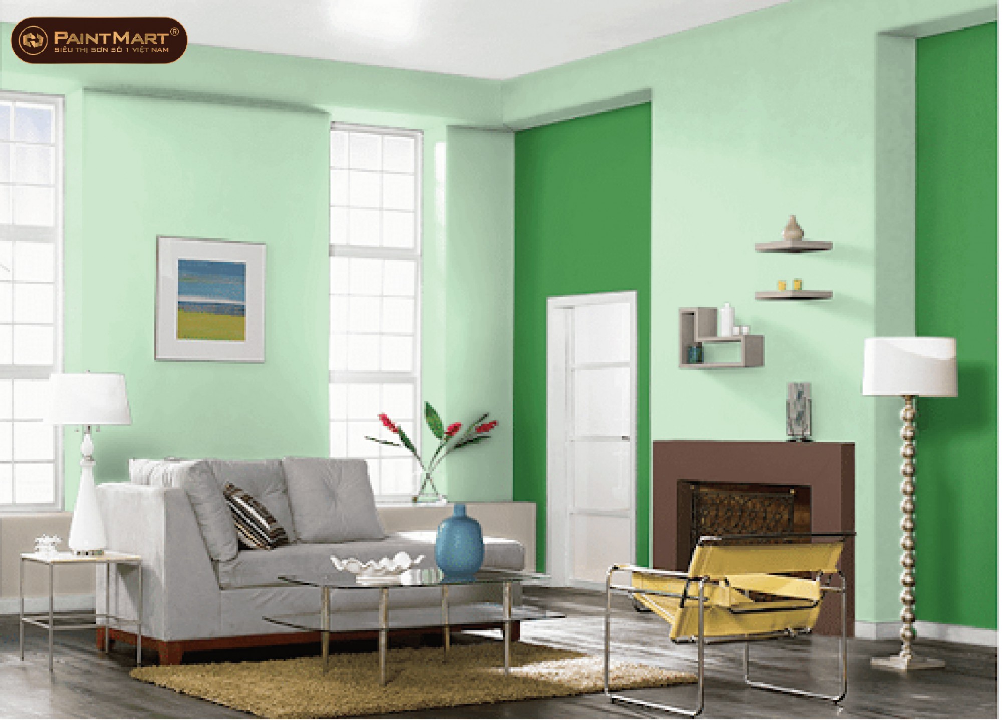  màu sơn dulux trong nhà 