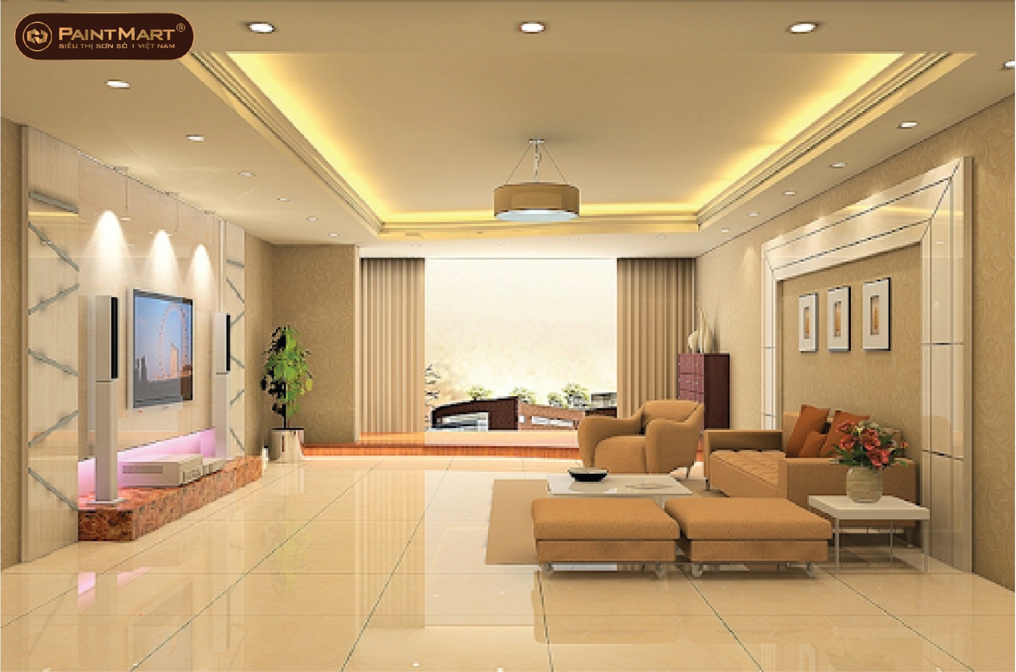  màu sơn dulux trong nhà 