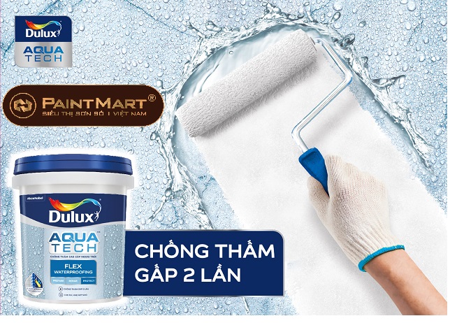 Sơn chống thấm Dulux pha xi măng