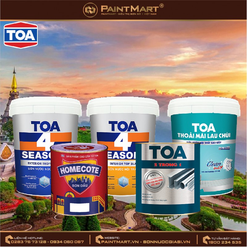 Kinh nghiệm khi mua sơn TOA mà bạn nhất định phải biết